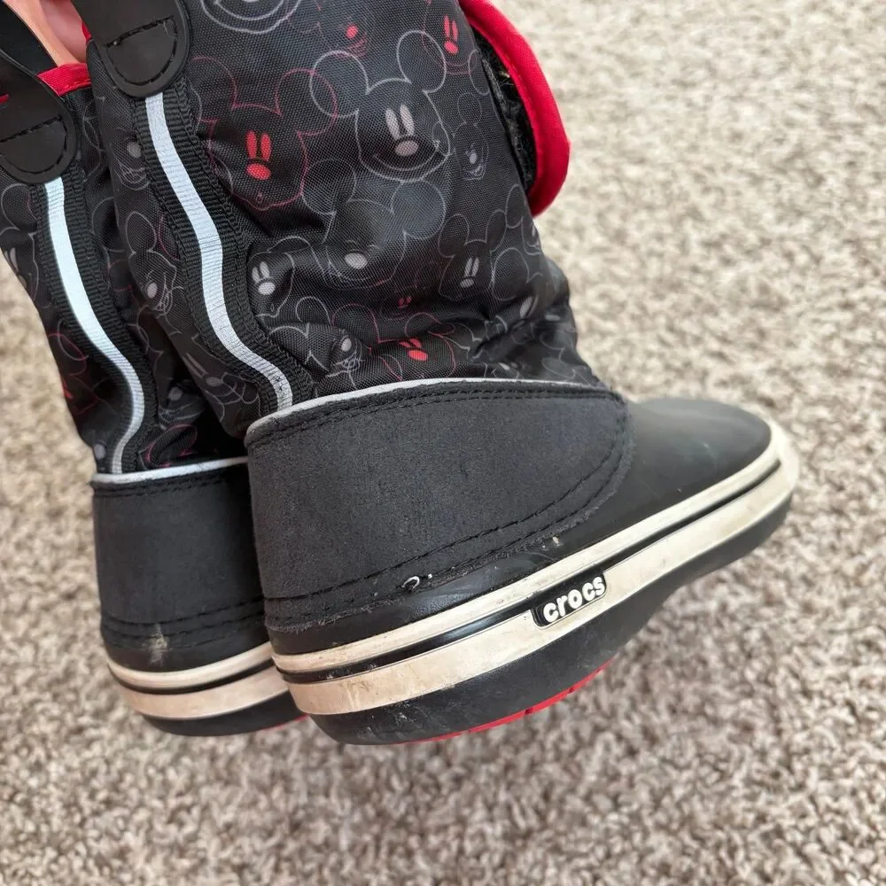 Size 3 / Boys Mickey Crocs Boots